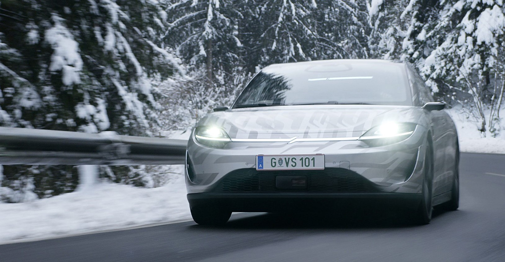 Sony u Austriji testira svoj automobil VIDEO